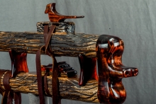 American Hardwood Native American Flute, Minor, Mid G-4, #N28Da (3)